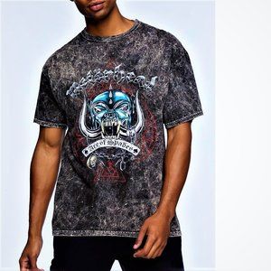 Motorhead Ace of Spades Mineral Wash metal rock Official T-Shirt L NWT